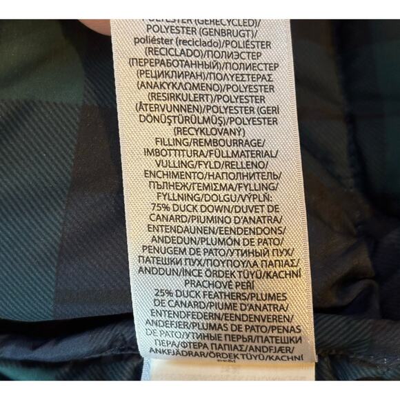 Polo Ralph Lauren Mens Vintage Corduroy Down Jacket Water Resistant Navy L - Picture 11 of 16